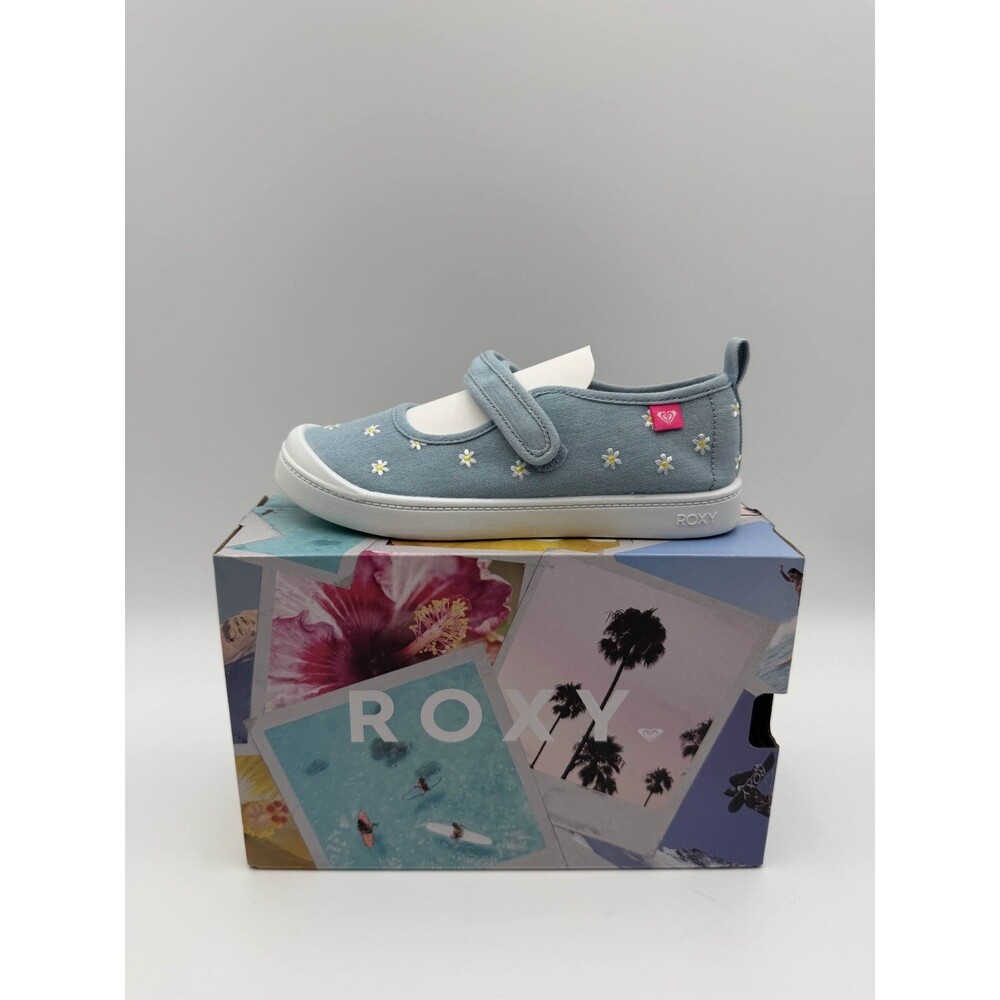 Roxy Alexandra Multi Daisy Mary Jane Shoes Kids Size 1